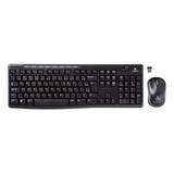 Combo Teclado E Mouse Logitech Mk270 Wireless Sem Fio