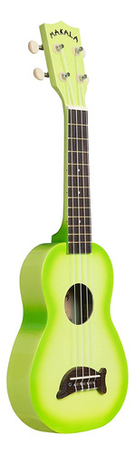 Makala Dolphin, Ukelele De 4 Cuerdas, Green  Burst, Sop...