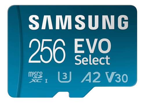 Memoria Microsd Samsung Original Evo Select 256gb 130mb/s 