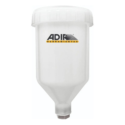 Vaso Para Pistola Plástico Grande 600ml Adir 731 Color Blanco | Meses sin interés