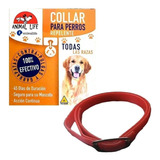 Collar Anti Pulgas Repelente Garrapatas Perros Acción