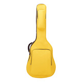 Estuche Para Bajo Eléctrico Gig Bag, Tela Oxford, Amarillo