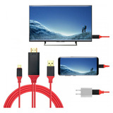 Cable Adaptador De Celular A Hdmi De Tv Para Ipone Hd123