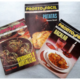 Revista Pronto Y Facil Cocina Lote Con Tres Ejemplares