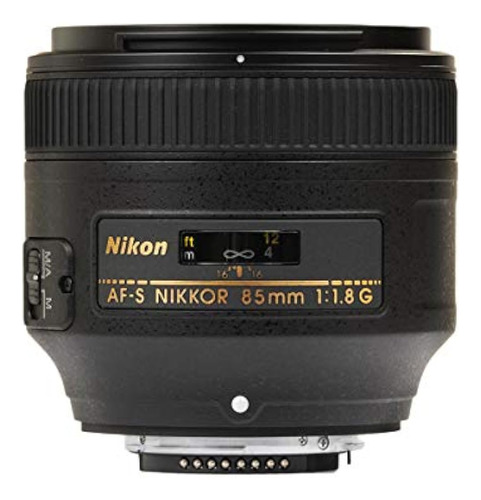 Lente Fija Nikon Af S Nikkor 85mm F / 1.8g Con Enfoque Autom