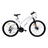 Mountain Bike Fire Bird Lady Tour  2022 R26 M 21v Frenos De Disco Mecánico Color Blanco/lila  