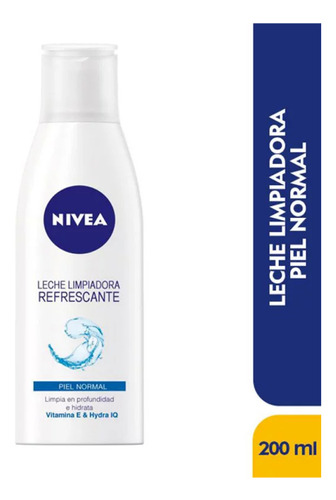 Leche Nivea Limpieza Facial Piel Normal A Mixta 200 Ml