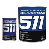 Kit Primer Hs Pu 511 Automotivo C/ Catalisador- Maxi Rubber 