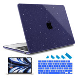 Funda May Chen Para Macbook Air 13 M2 + C/teclado Glitter B