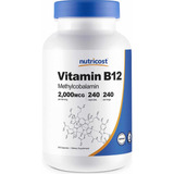 Vitamina B12 2000mcg Methylcobalamina (240 Cápsulas)