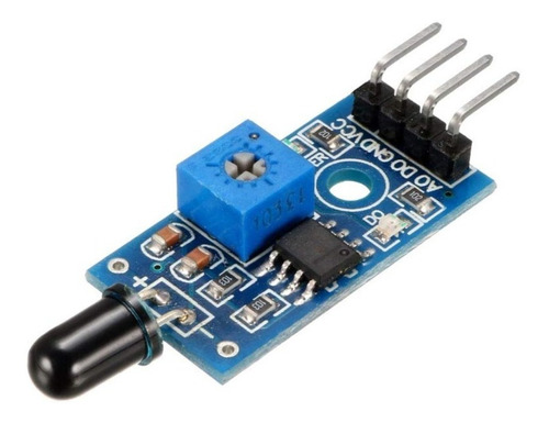 Sensor Infrarrojo Detector De Llama 4 Pines, Arduino