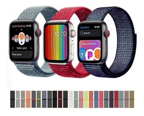 Correas De Nylon Para Apple Watch ( +50 Colores)