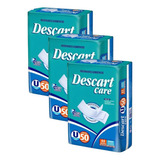 Kit 3 Absorventes Geriátrico Descart Care C/50