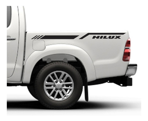 Calcas Sticker Franjas Para Batea Compatible Con Hilux