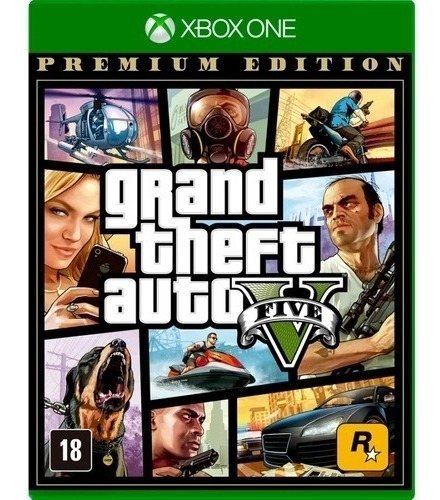Gta 5 V Xbox One Grand Theft Auto Novo Premium Rcr Games