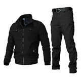 Jaqueta Bomber Masculina, Conjunto De Jaqueta Jeans Militar