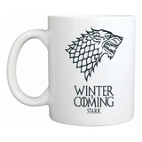 Taza Blanca - Game Of Thrones - Casa Stark