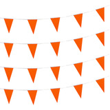 Autop Banderines De 100 Pies, Color Naranja Slido, Banderine