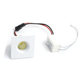 Kit 15 Mini Spot 3w Luz Quente Led Embutir Sanca Gesso 3000k Cor Carcaça Branca Voltagem 110/220v Bivolt