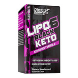 Nutrex Lipo-6 Black Keto Advanced Formula 60 Cápsulas