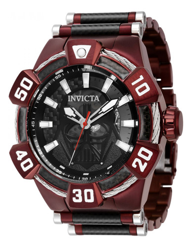 Reloj Invicta 40979 Borgoña, Acero Hombres