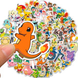 50 Pzs Lote Pegatinas Anime Pokemon Pikachu Ash Stickers