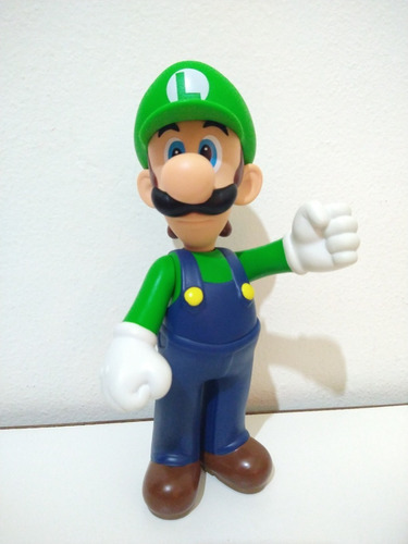 Mario Bros Super Mario Bros Figura Muñeco Luigi 24cm