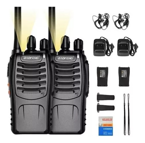 2 Radios Walkie Talkie Recargable 16 Canale 1500mah 5km