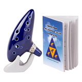 Ocarina 12 Agujeros Alto C Zelda Con Libro De Canciones