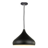 Colgante Individual Negro Techo Gota Lampara Living Led Kas