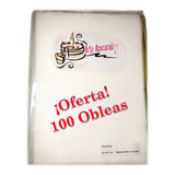 100 Hojas De Arroz Y Papa Comestible Para Pastel Oblea