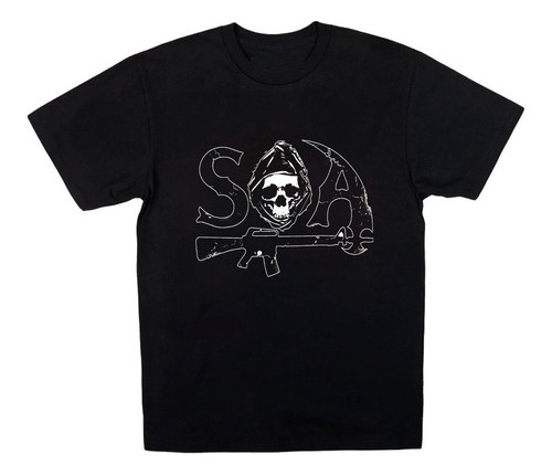 Camiseta Masculina Algodao Sons Of Anarchy Samcro Moto Serie