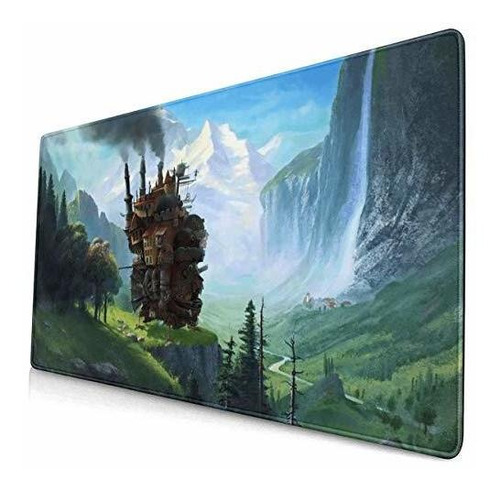 Pad Mouse - Howls Moving Castle 15.8x29.5 In Large Gaming Mo