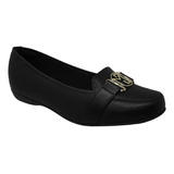 Flats Casuales Negros Zapatos Mujer Modare 7016494