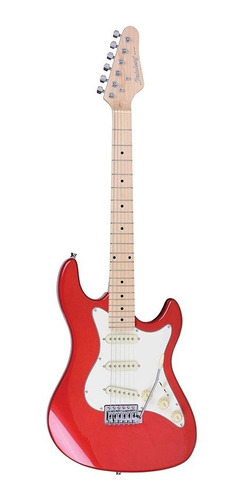 Guitarra Eletrica Strato Strinberg Basswood Sts-100 Vermelha
