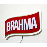 Cartel Luminoso Led Cerveza Brahma Deco Bar