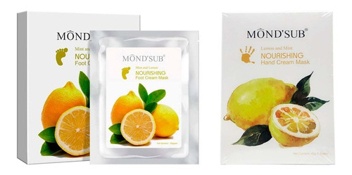 Pack Mascarillas Hidratante Limon Manos + Pies Mondsub