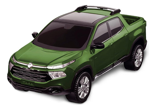 Auto Fiat Toro Verde Escala 1/18 Enorme Unica 4x4 Hermoso