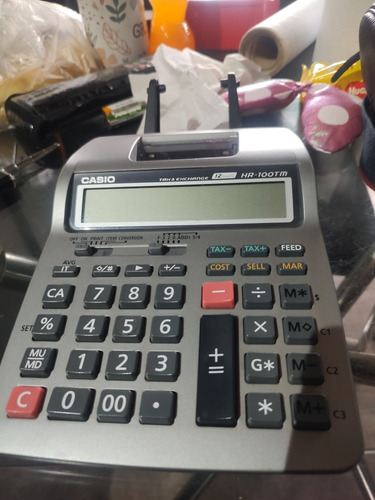 Calculadora Casio Hr-100tm Funcionando Imprime Oportunidad 