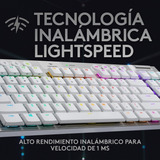 Teclado Gamer Logitech G915 Tkl White Color - Lanzamiento Color Del Teclado Blanco Idioma Inglés Us