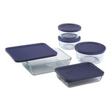 Juego De Recipientes De Vidrio Pyrex Simply Store Para Almac