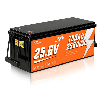 Ctolity Ct100-25 25.6v 100ah Lifepo4 Batería 100a Bms 2560wh | Meses sin interés