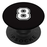 Jersey Personalizado Hockey No #8 Puck Regalo - Popsockets