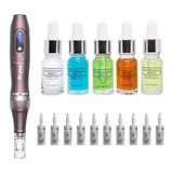 Dermapen Dr Pen A10 + 10 Agujas + 5 Booster Serum Bb Glow