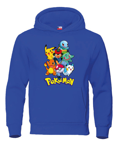 Polerones Pokémon Pikachu Estampado Dtf