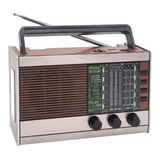 Radio Portatil Retro Am/fm Bt Usb Tf + Linterna