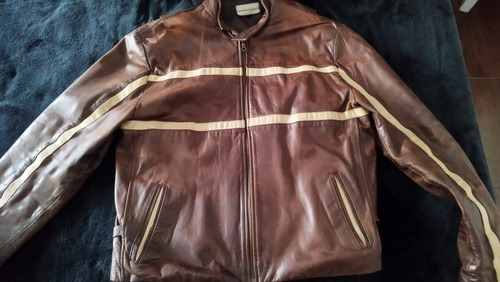 Campera De Cuero Motoquera