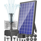 Bomba De Fuente De Agua Solar (batería De Reserva De 3000 Ma