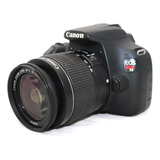 Câmera Canon Eos Rebelt5 1200 Preta Usada Apenas 1600 Clicks