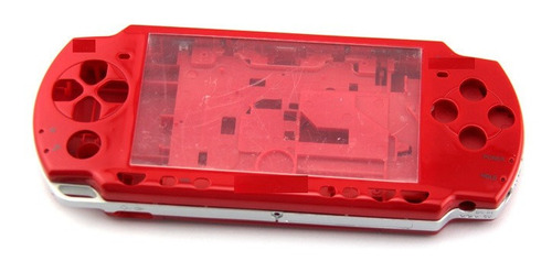 Carcasa Compatible Con Psp 2000 Rojo Con Botones